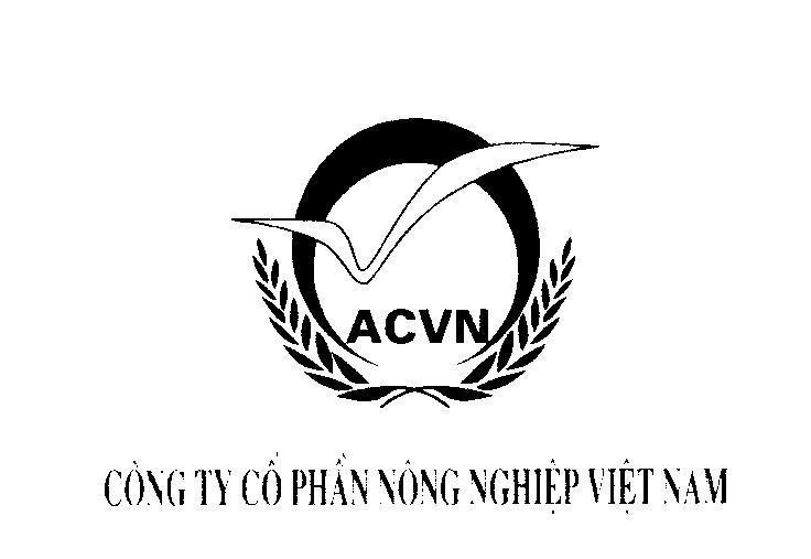 Mẫu nhãn hiệu ACVN Công ty cổ phần nông nghiệp Việt Nam