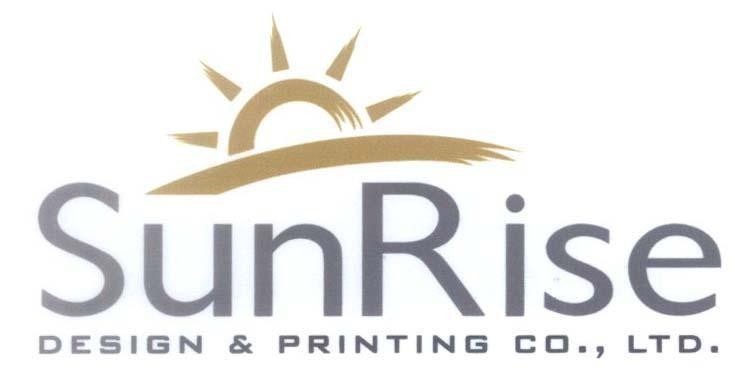 Mẫu nhãn hiệu SunRise DESIGN & PRINTING CO., LTD.