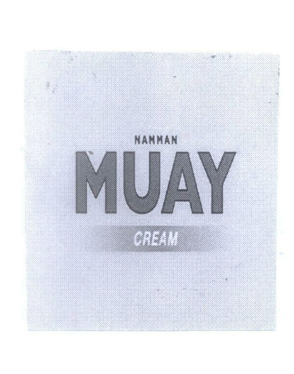 Mẫu nhãn hiệu MUAY NAMMAN CREAM