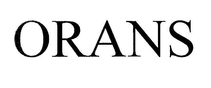 Mẫu nhãn hiệu ORANS