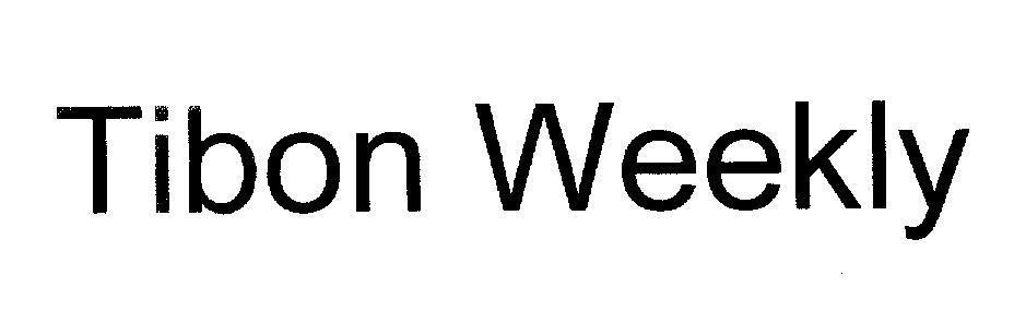 Mẫu nhãn hiệu Tibon Weekly
