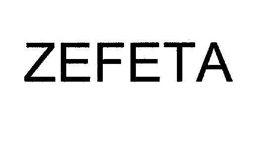 Mẫu nhãn hiệu ZEFETA