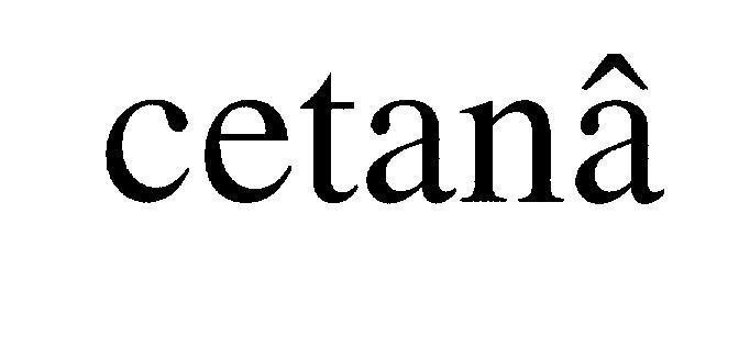 Mẫu nhãn hiệu cetanâ
