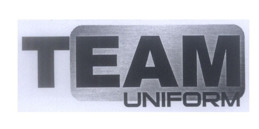 Mẫu nhãn hiệu TEAM UNIFORM