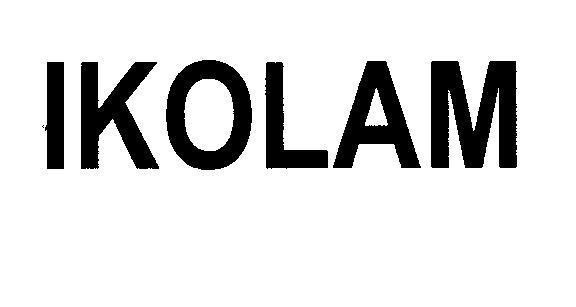 Mẫu nhãn hiệu IKOLAM