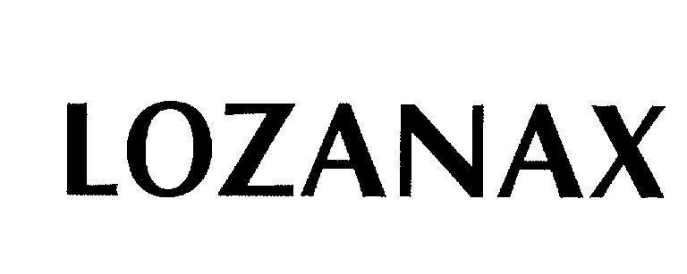 Mẫu nhãn hiệu LOZANAX