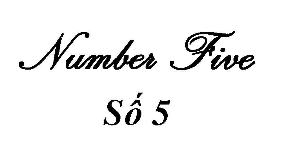 Mẫu nhãn hiệu Number Five Số 5