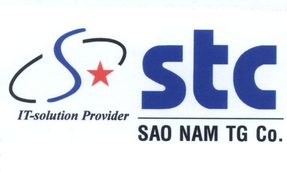 Mẫu nhãn hiệu stc SAO NAM TG Co. S IT-solution Provider