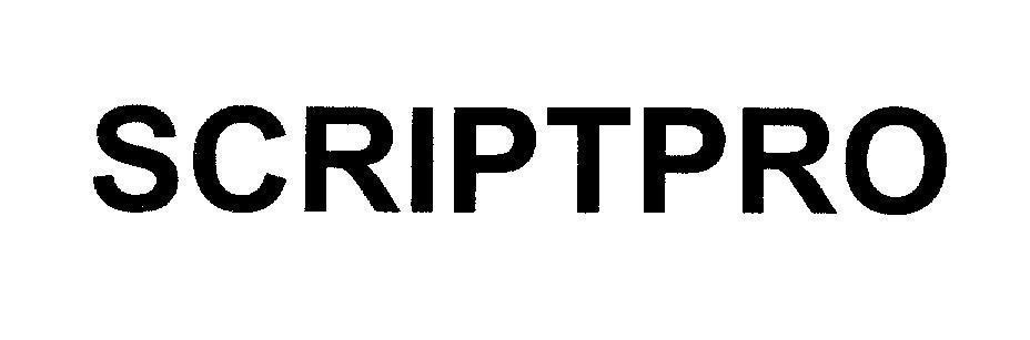Mẫu nhãn hiệu SCRIPTPRO