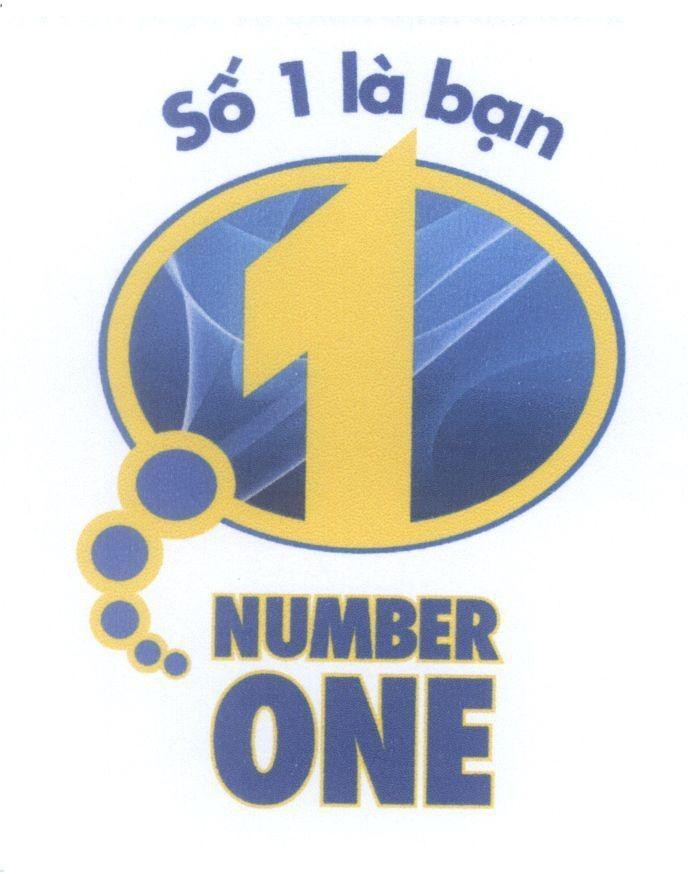 Mẫu nhãn hiệu Số 1 là bạn 1 NUMBER ONE