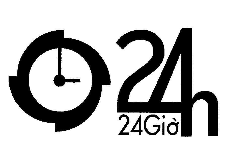 Mẫu nhãn hiệu 24h 24Giờ