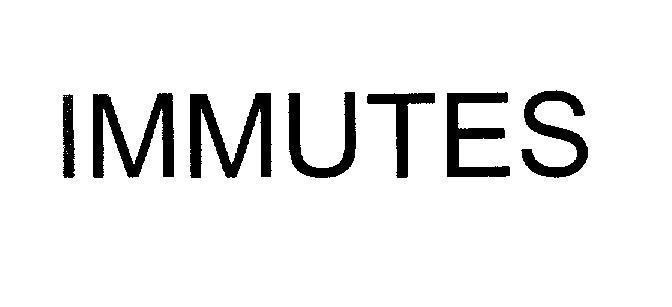 Mẫu nhãn hiệu IMMUTES