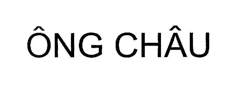 Mẫu nhãn hiệu ÔNG CHÂU