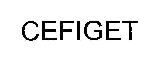 Mẫu nhãn hiệu CEFIGET