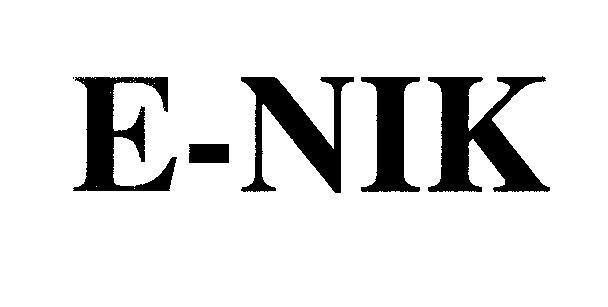 Mẫu nhãn hiệu E-NIK