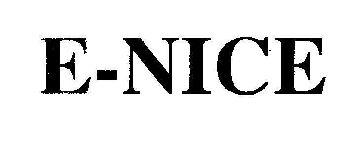 Mẫu nhãn hiệu E-NICE