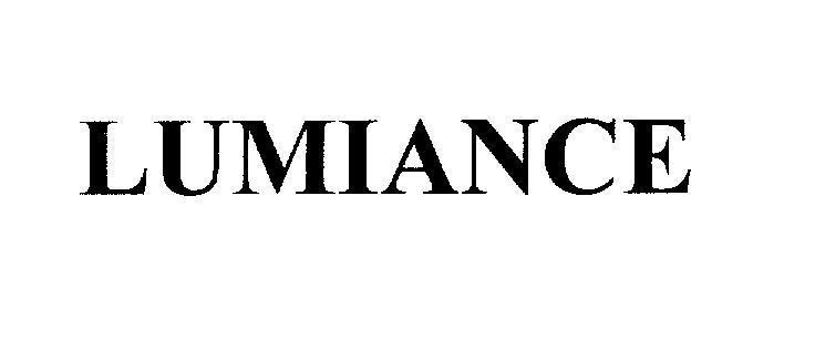 Mẫu nhãn hiệu LUMIANCE