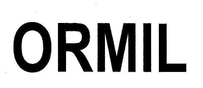 Mẫu nhãn hiệu ORMIL