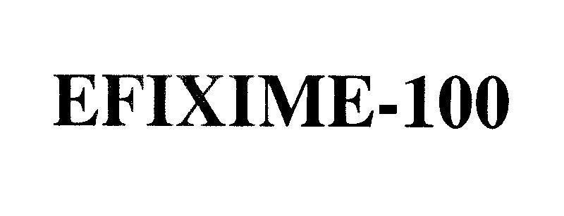 Mẫu nhãn hiệu EFIXIME-100