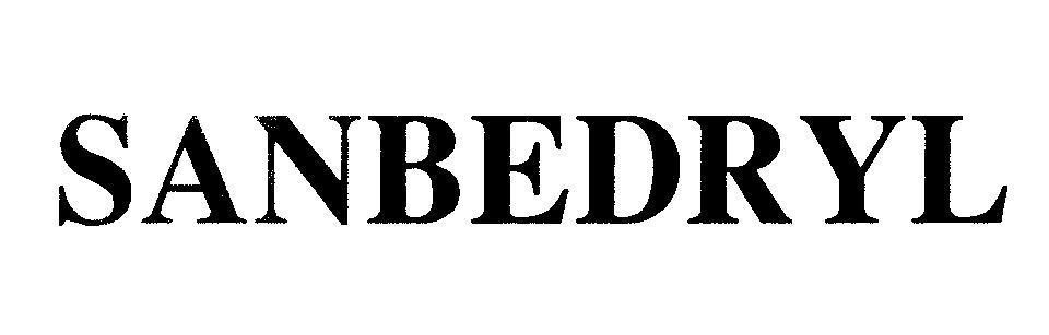 Mẫu nhãn hiệu SANBEDRYL
