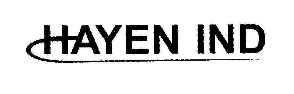 Mẫu nhãn hiệu HAYEN IND