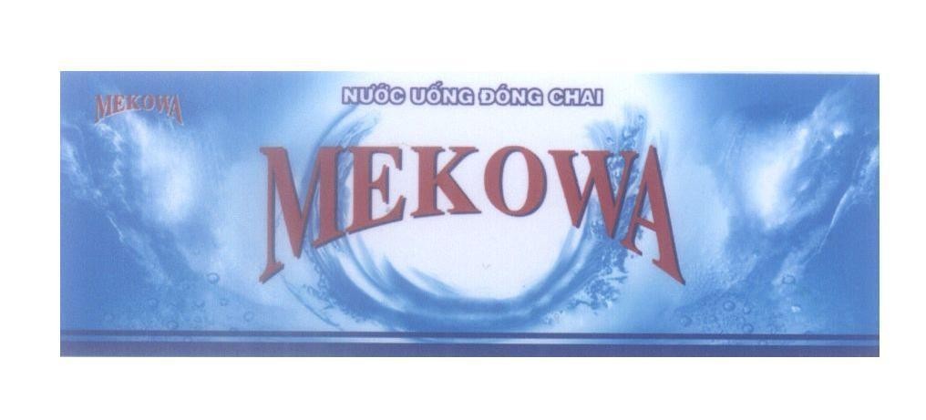Mẫu nhãn hiệu MEKOWA Nước Uống Đóng Chai