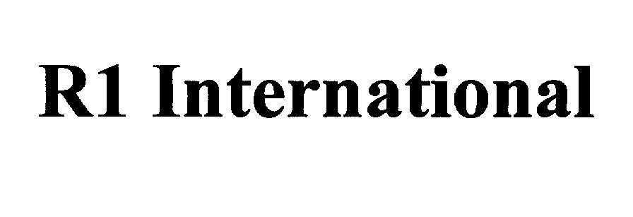 Mẫu nhãn hiệu R1 International