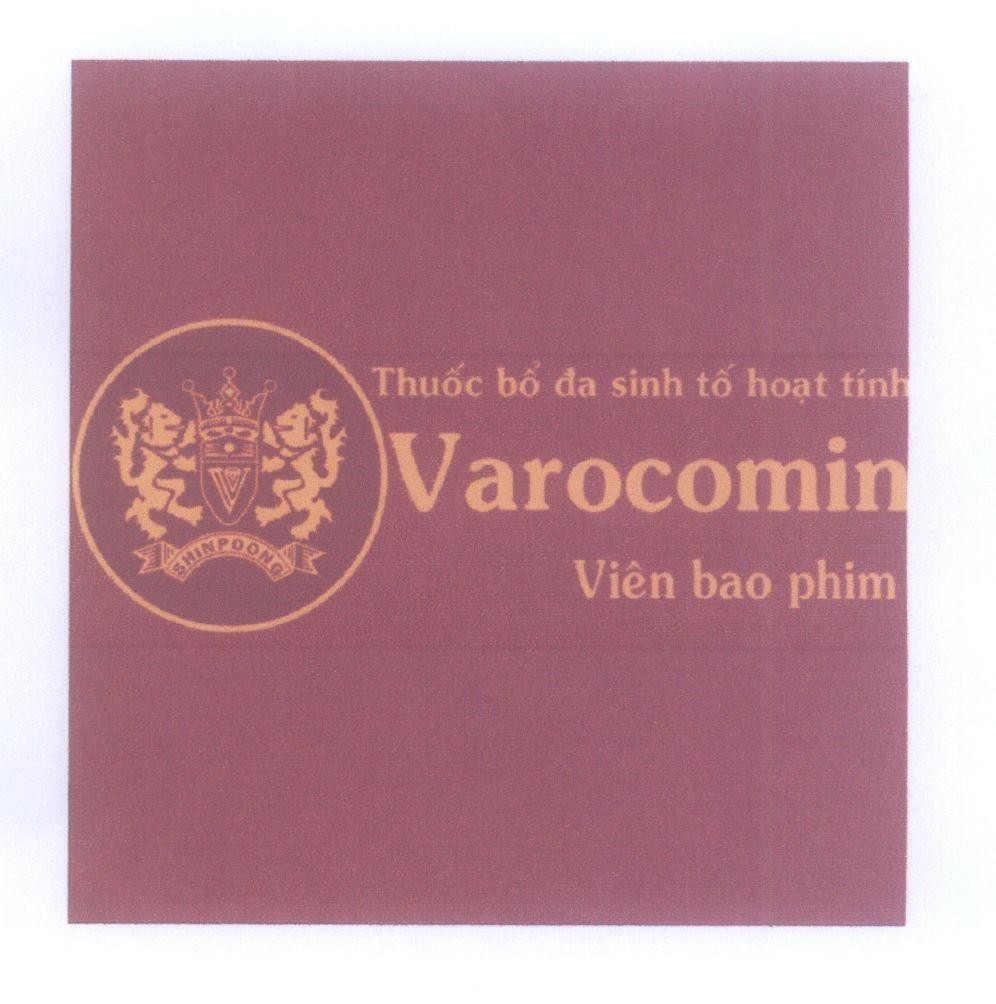 Mẫu nhãn hiệu V SHINPOONG Varocomin Thuốc bổ đa sinh tố hoạt tính Viên bao phim