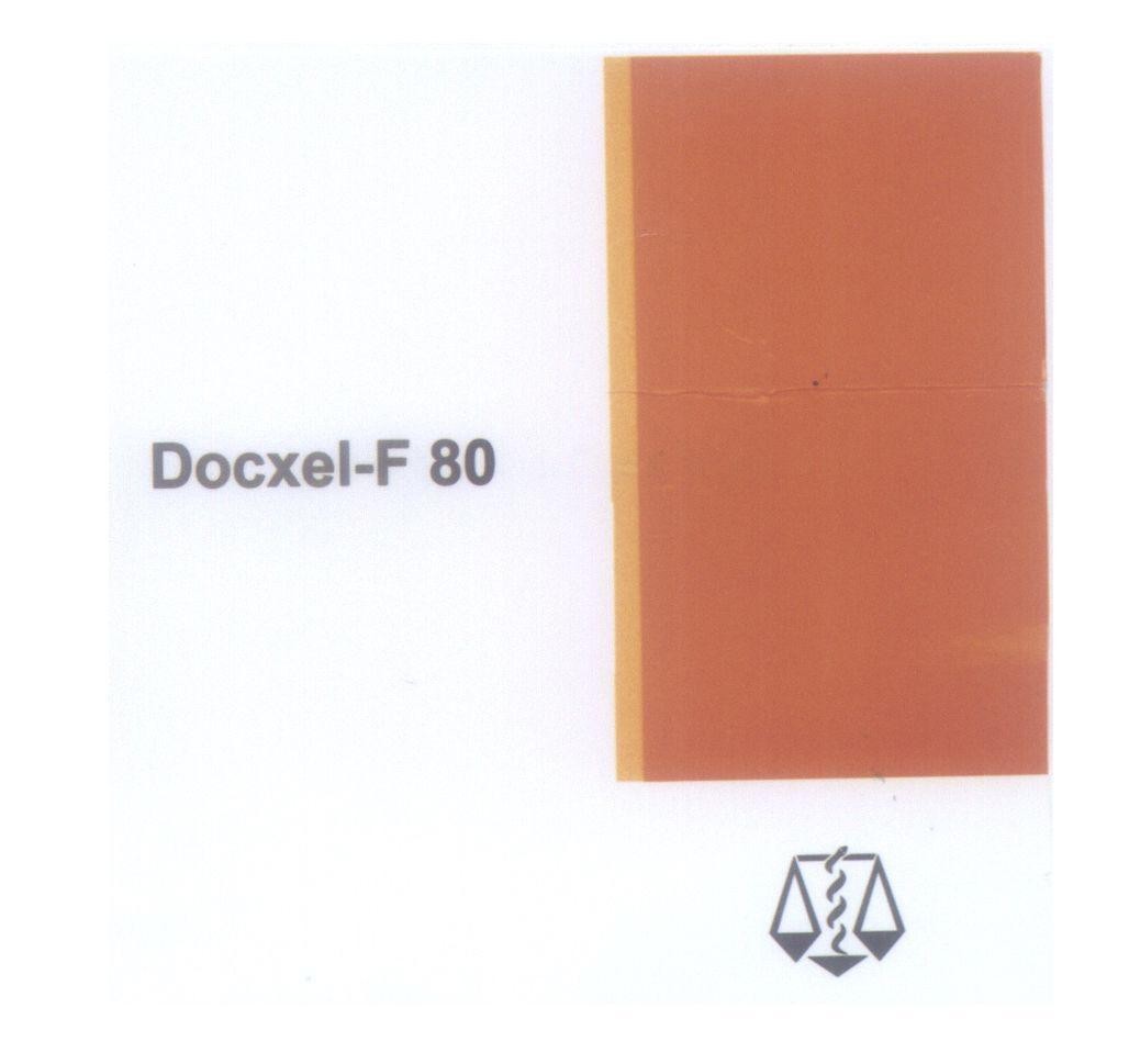Mẫu nhãn hiệu Docxel-F 80