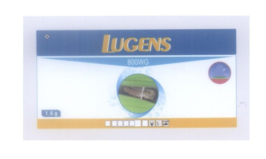 Mẫu nhãn hiệu LUGENS X 800WG 1.6g