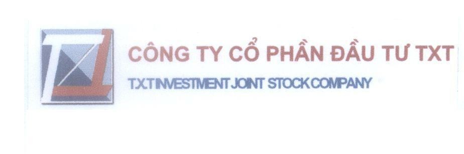 Mẫu nhãn hiệu TXT Công ty cổ phần đầu tư TXT TXT INVESTMENT JOINT STOCK COMPANY