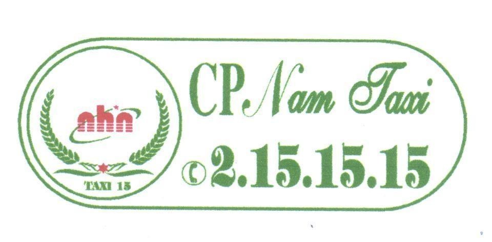 Mẫu nhãn hiệu nhn CP Nam Taxi TAXI 15 2.15.15.15