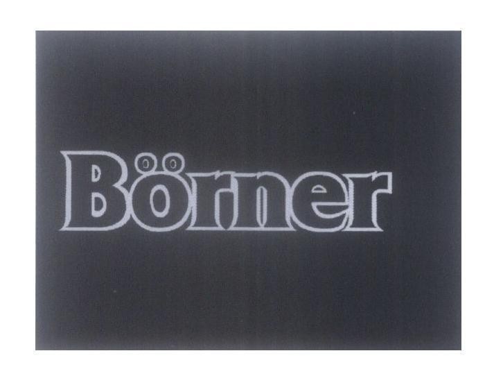 Mẫu nhãn hiệu Borner