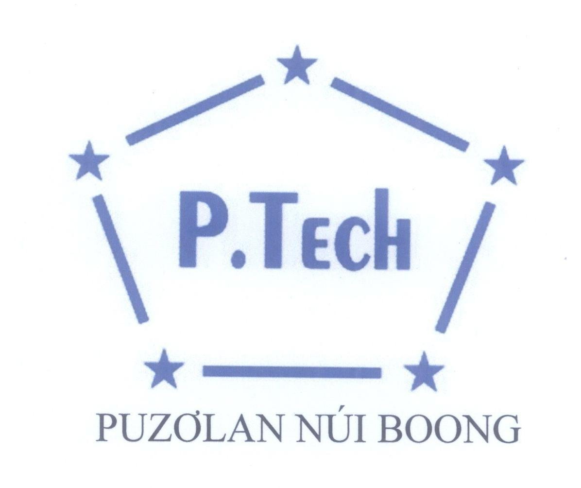 Mẫu nhãn hiệu P.Tech PUZƠLAN Núi Boong
