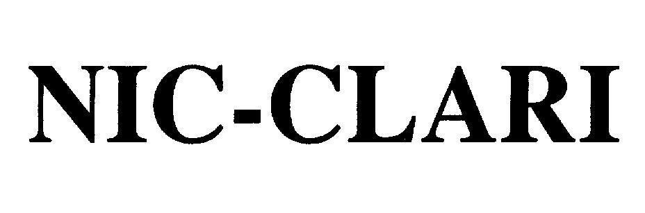 Mẫu nhãn hiệu NIC-CLARI
