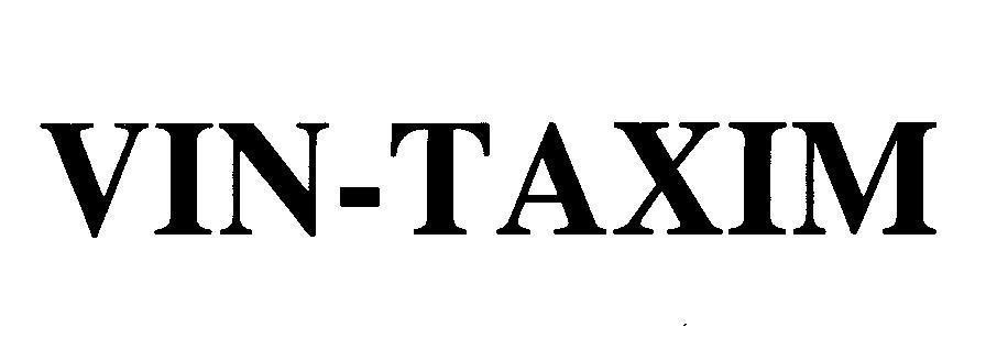 Mẫu nhãn hiệu VIN-TAXIM