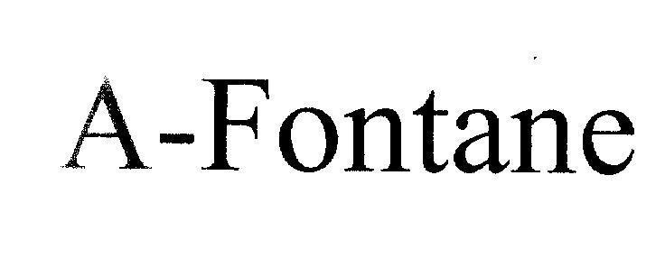 Mẫu nhãn hiệu A-Fontane