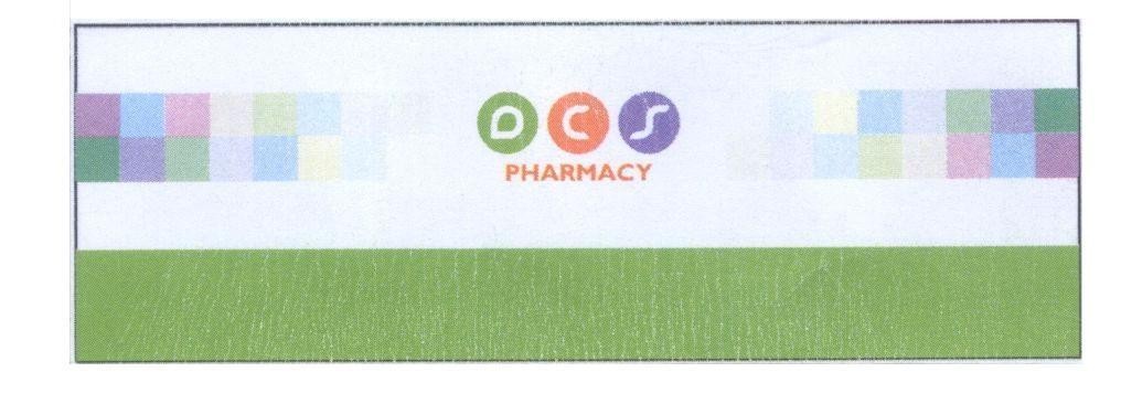 Mẫu nhãn hiệu D C S PHARMACY