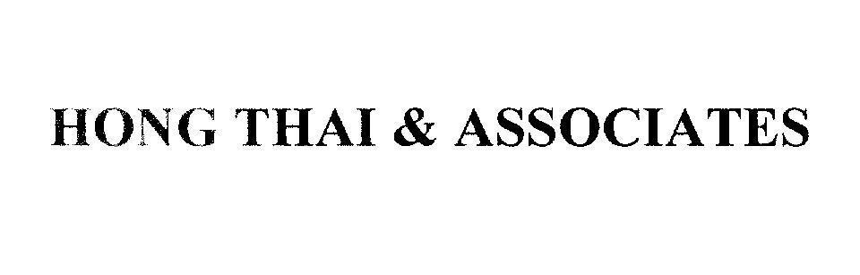 Mẫu nhãn hiệu HONG THAI & ASSOCIATES