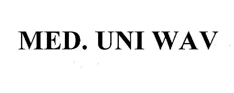 Mẫu nhãn hiệu MED. UNI WAV