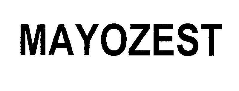 Mẫu nhãn hiệu MAYOZEST