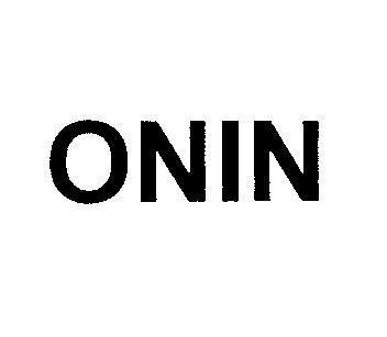 Mẫu nhãn hiệu ONIN