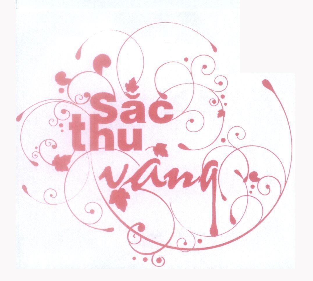 Mẫu nhãn hiệu Sắc thu Vàng