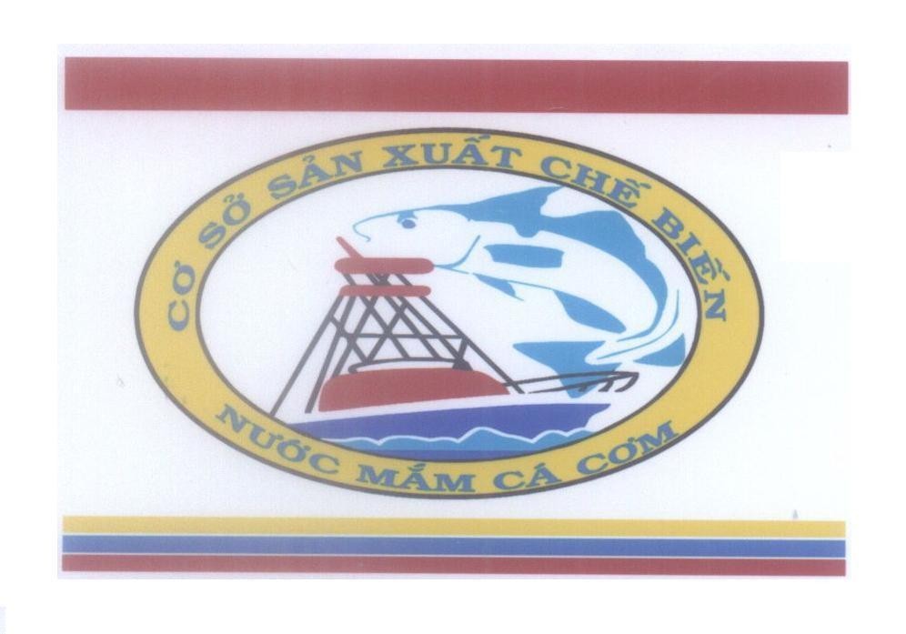 Mẫu nhãn hiệu Nước Mắm Cá Cơm Cơ Sở Sản Xuất Chế Biến