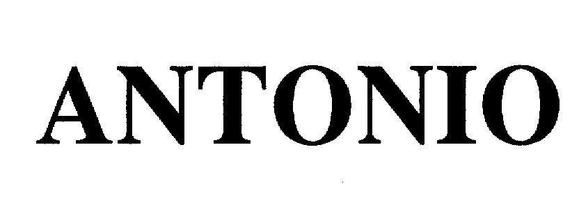 Mẫu nhãn hiệu ANTONIO