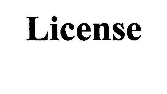 Mẫu nhãn hiệu License