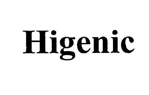 Mẫu nhãn hiệu Higenic