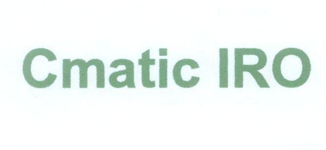 Mẫu nhãn hiệu Cmatic IRO