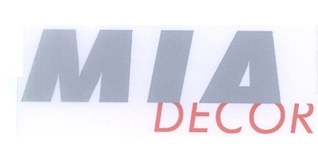 Mẫu nhãn hiệu MIA DECOR