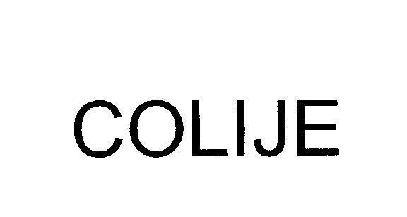 Mẫu nhãn hiệu COLIJE